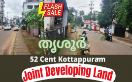 52 cent Joint Venture Plot For Sale at Kottappuram ,Thrissur
